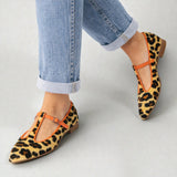 Lulu | Balerini cu baretă, print leopard