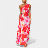 Tatiana | Asymmetrical Hem and One-Shoulder Dress