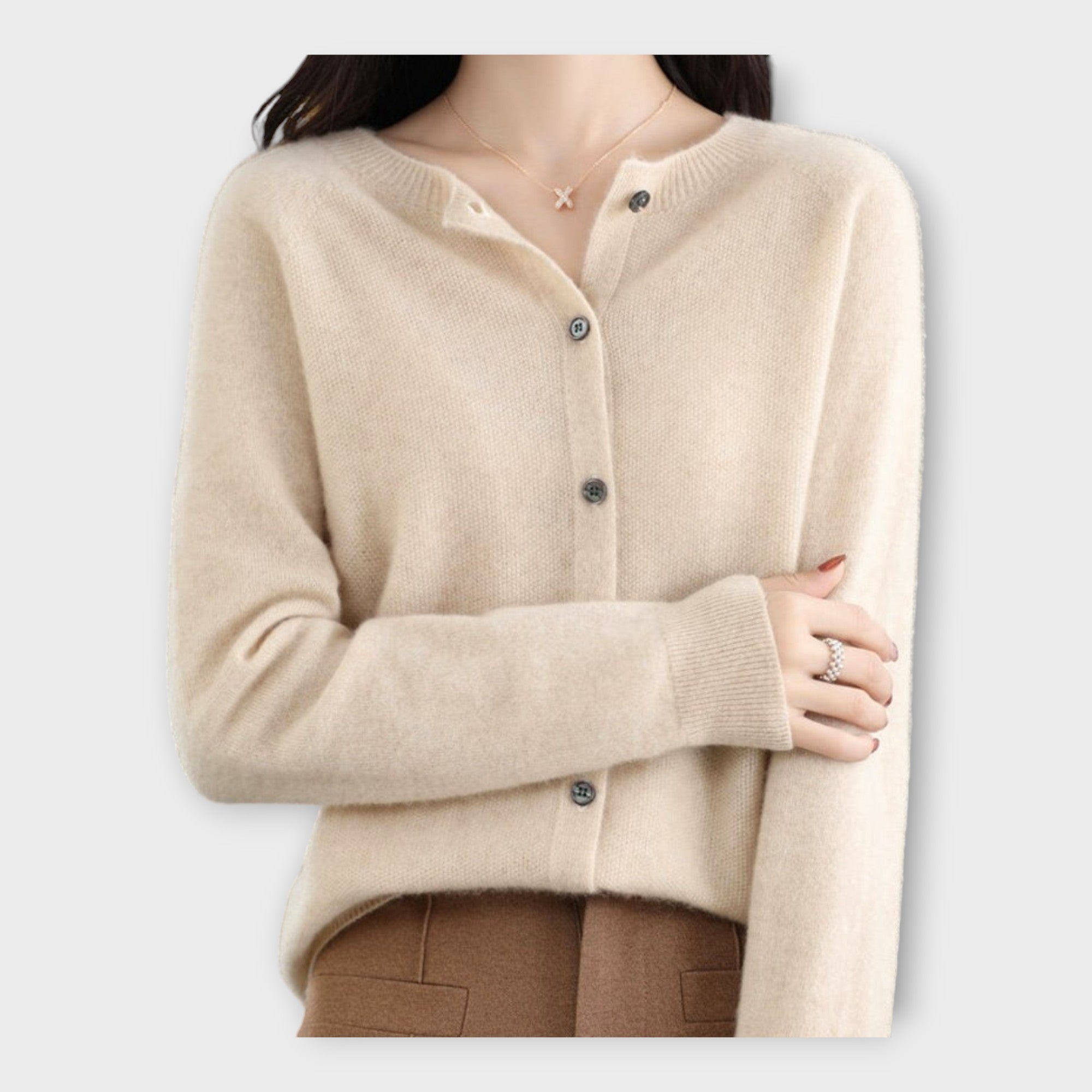 Eha | Cardigan elegant cu nasturi Eha