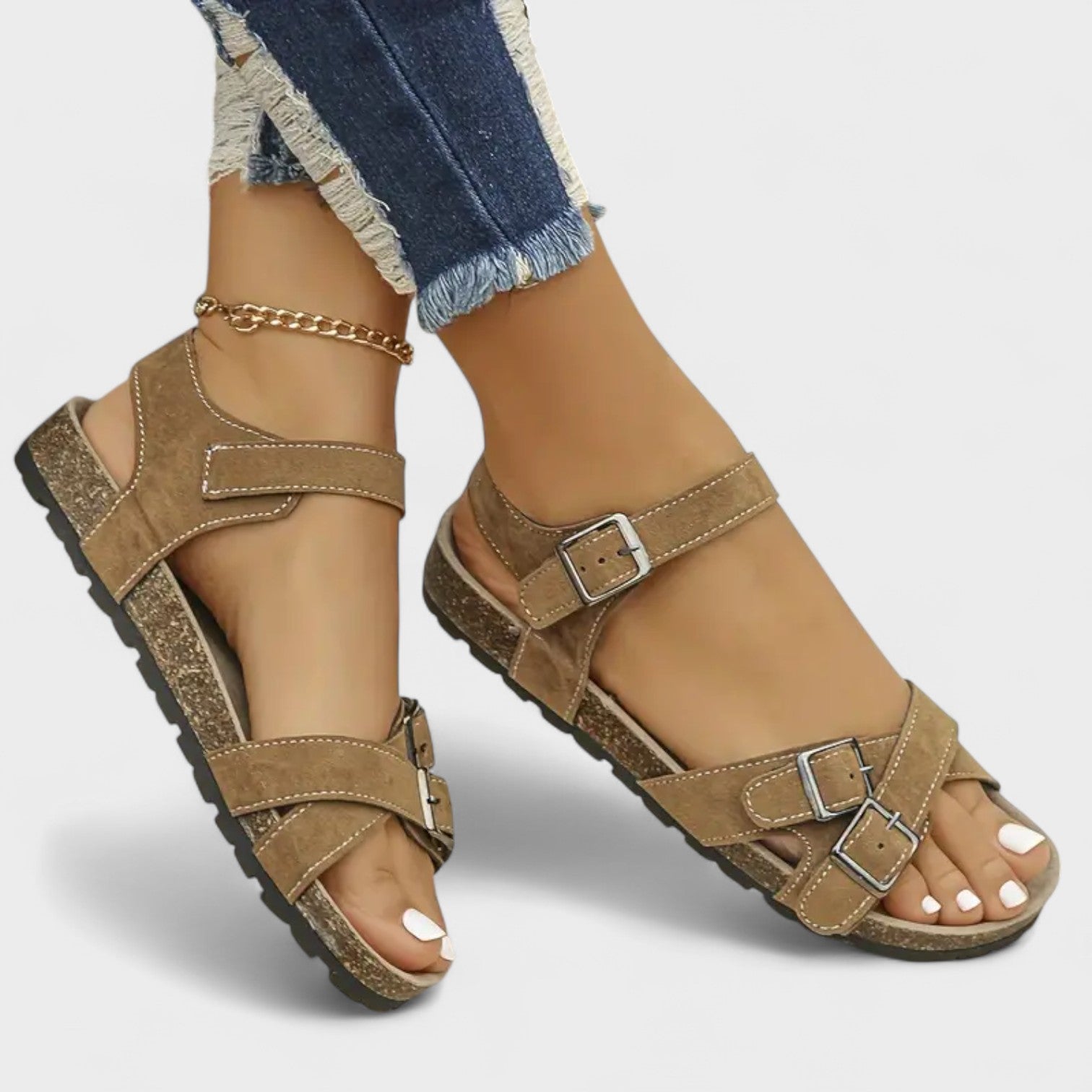 Leonora | Sandale din piele Leonora