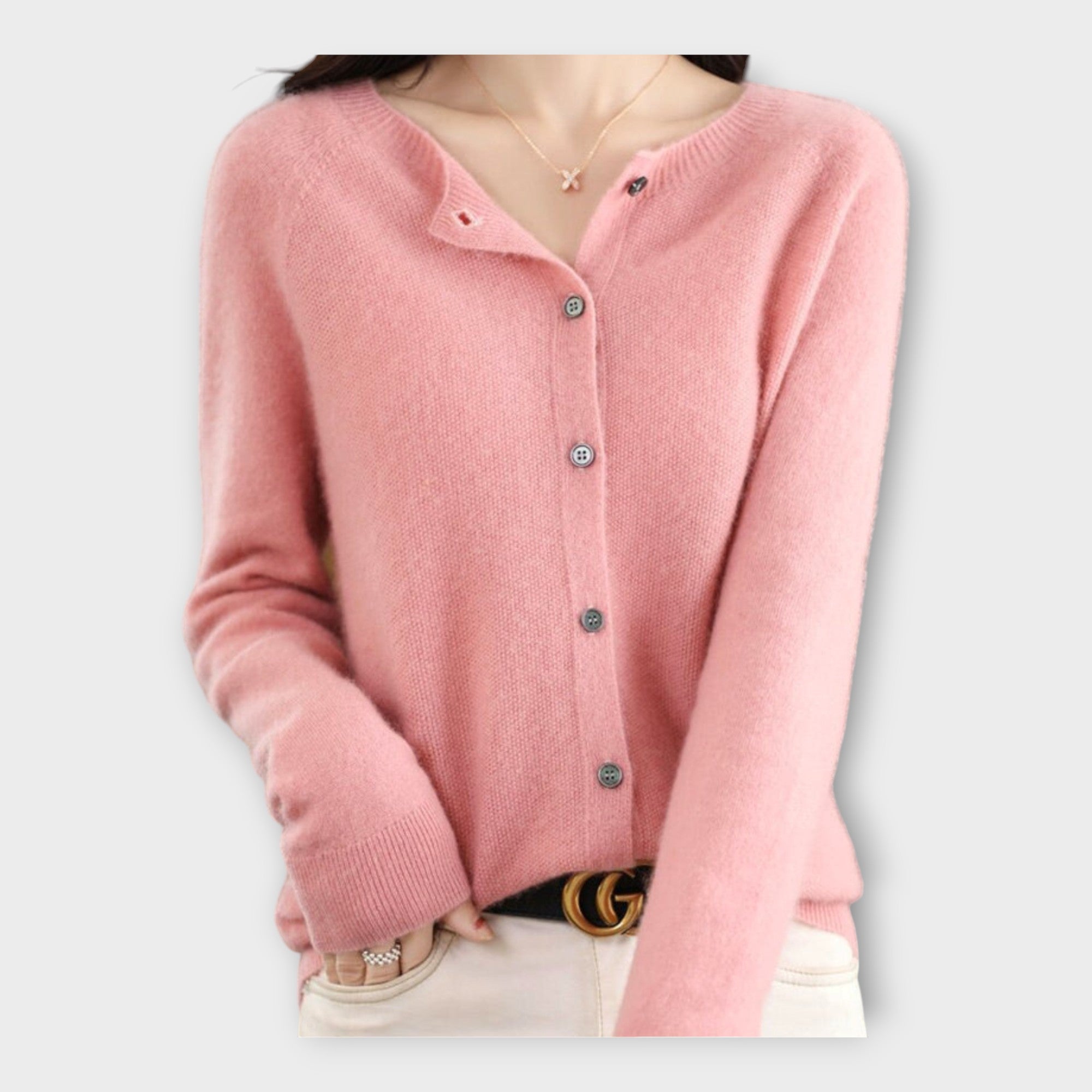 Eha | Cardigan elegant cu nasturi Eha