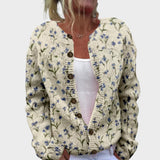 Camila | Cardigan floral de toamnă Camila