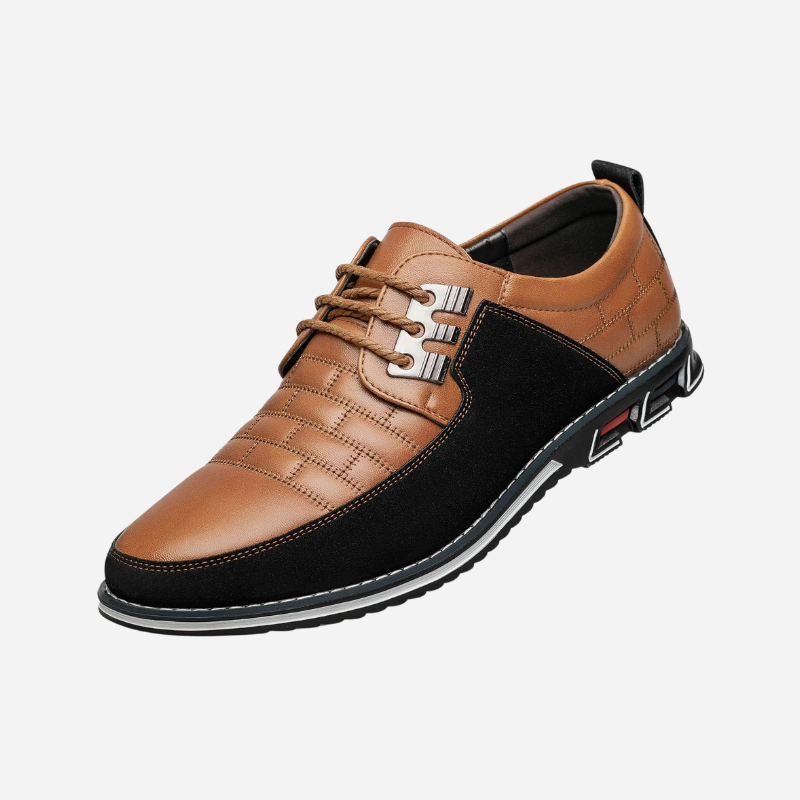 Luigi | Pantofi din piele perforată