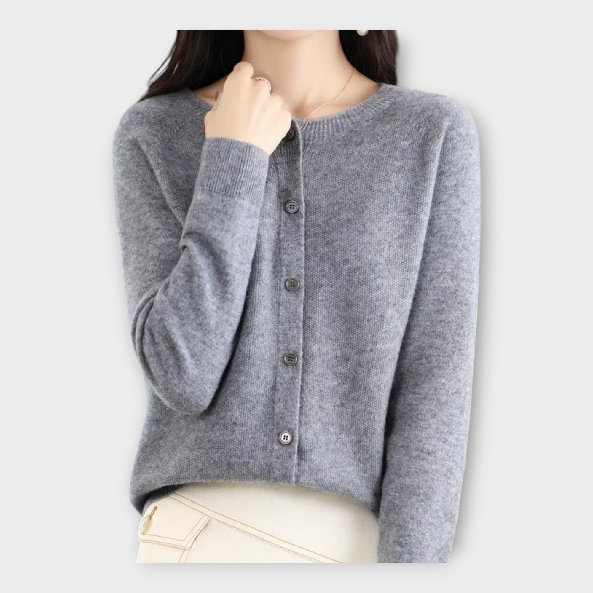 Eha | Cardigan elegant cu nasturi Eha
