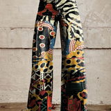 Élodie - Elegantne Lai Jalgadega Püksid | Pantaloni eleganți cu picior larg Élodie