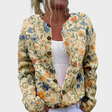 Cláudia | Cardigan floral de toamnă Cláudia