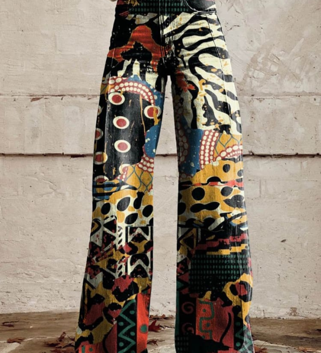 Élodie - Elegantne Lai Jalgadega Püksid | Pantaloni eleganți cu picior larg Élodie