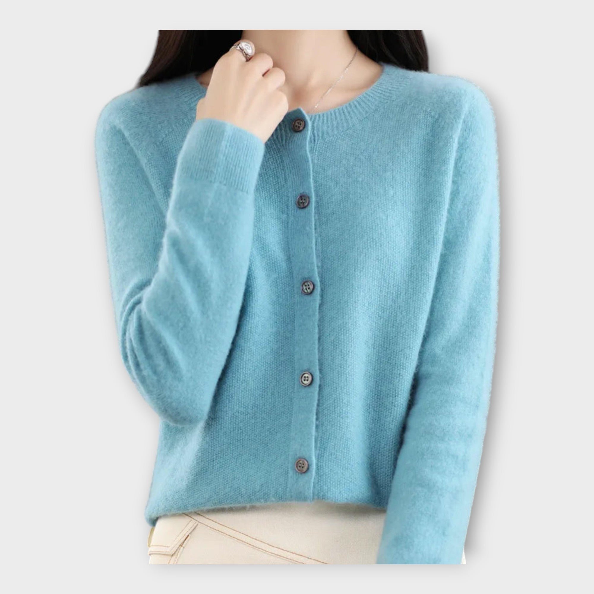 Eha | Cardigan elegant cu nasturi Eha