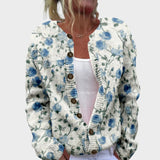 Patrícia | Cardigan floral de toamnă Patrícia