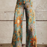 Cirilla - Palazzopüksid lillemustriga | Pantaloni palazzo cu model floral Cirilla