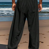 Mathis | Pantalon ușor de in cu lanț Mathis