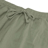 Mathis | Pantalon ușor de in cu lanț Mathis