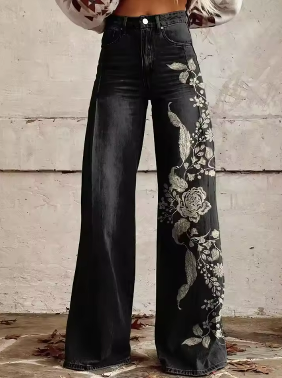 ECSLISSI - Elegantne boheemlaslikud püksid | Pantaloni boho eleganți ECSLISSI