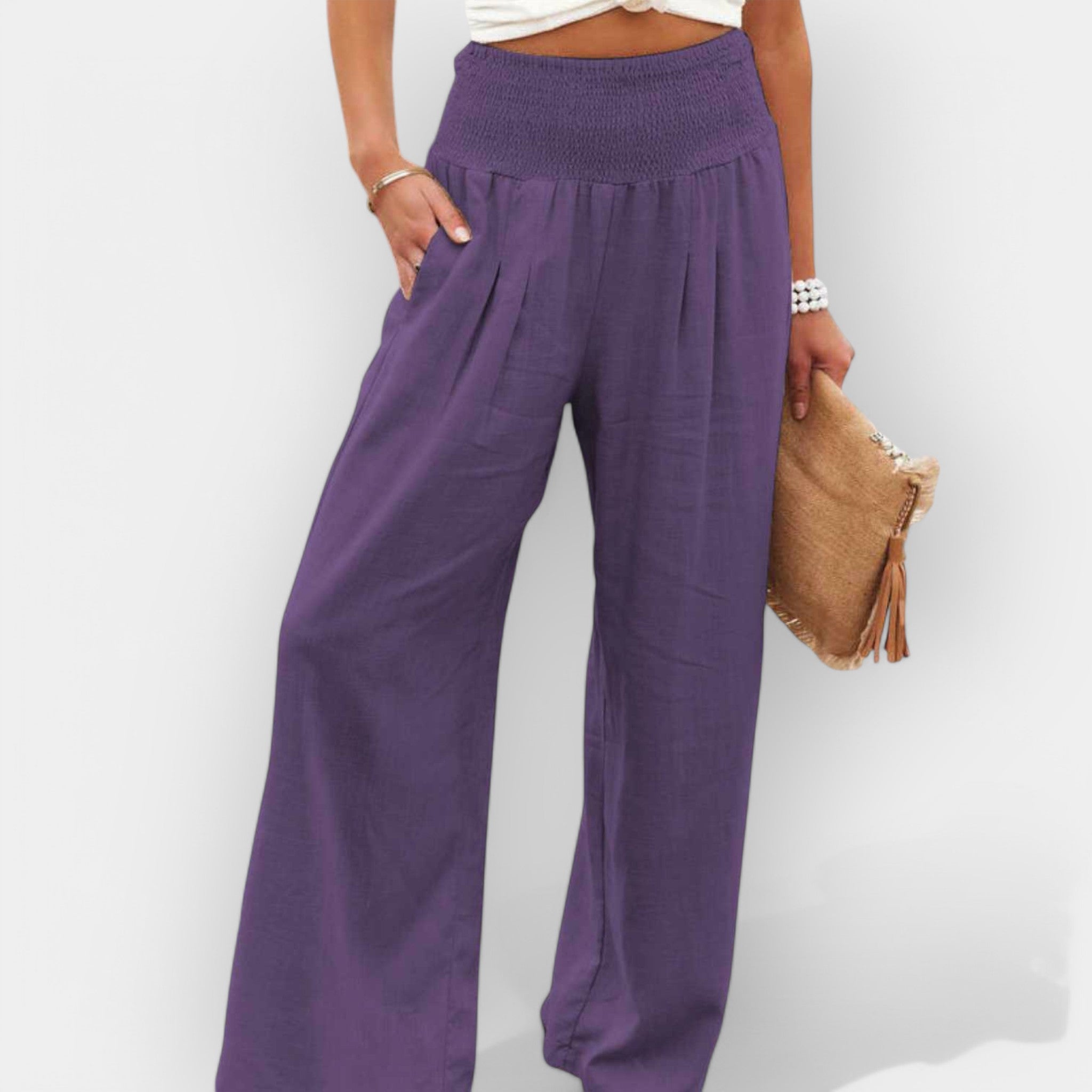 Ariana | Pantaloni largi și ușori Ariana