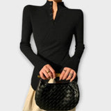 Michiko | Tricou tricotat slim-fit elegant Michiko