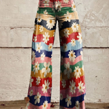 Léon - Elegantne lillepüks | Pantaloni florali eleganți Léon