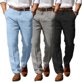 Frank | Pantaloni premium de in cu buclă pentru curea Frank