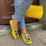 Stelle | Mocasini cu print animal