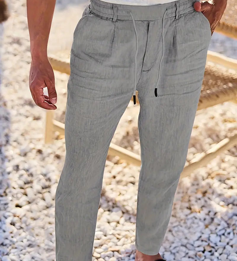 Nichols | Pantaloni largi de in cu șnur Nichols