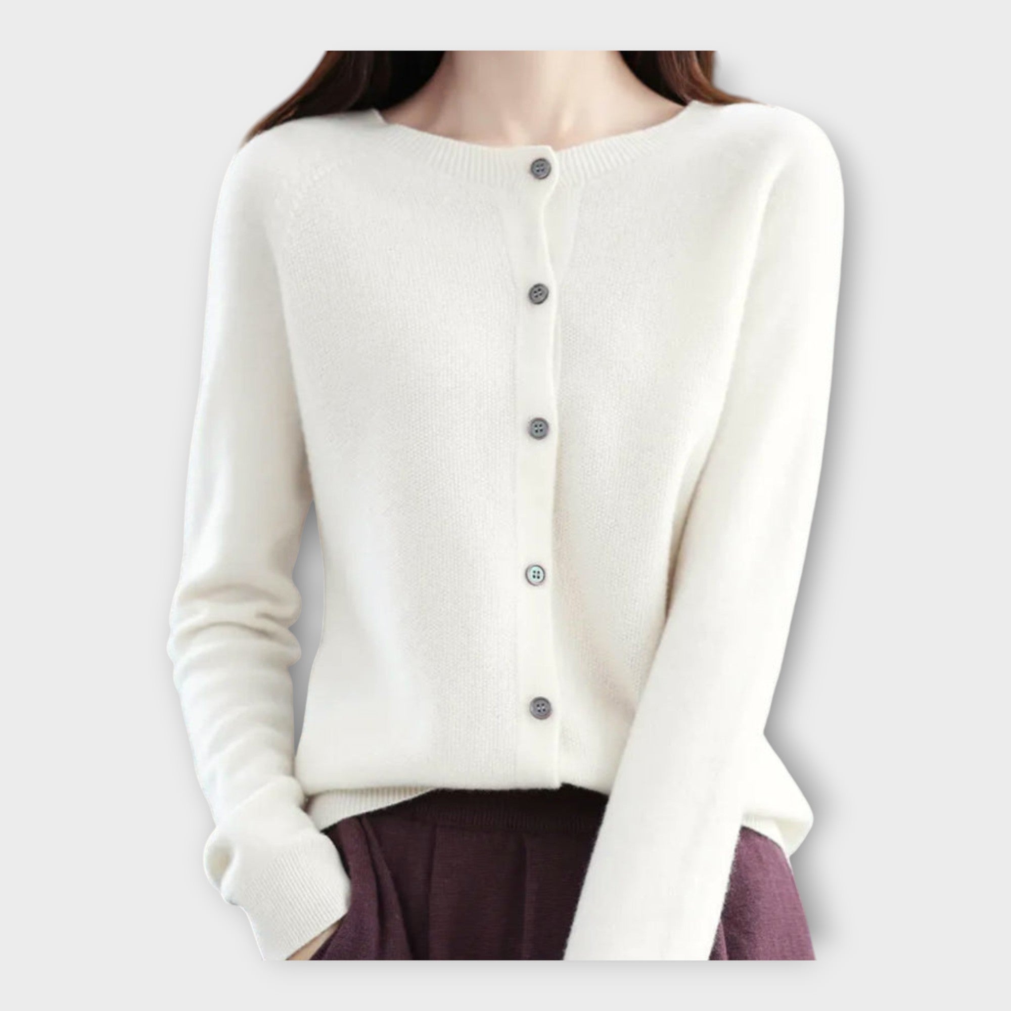 Eha | Cardigan elegant cu nasturi Eha