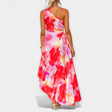 Tatiana | Asymmetrical Hem and One-Shoulder Dress