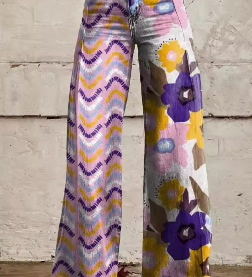 Isadora - Boho-lillepüksid | Pantaloni Boho florali Isadora