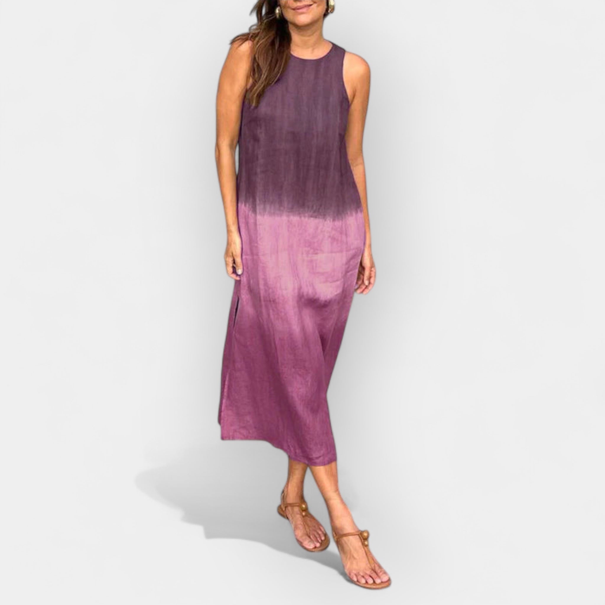 Monika | Rochie ușoară, cu print degrade