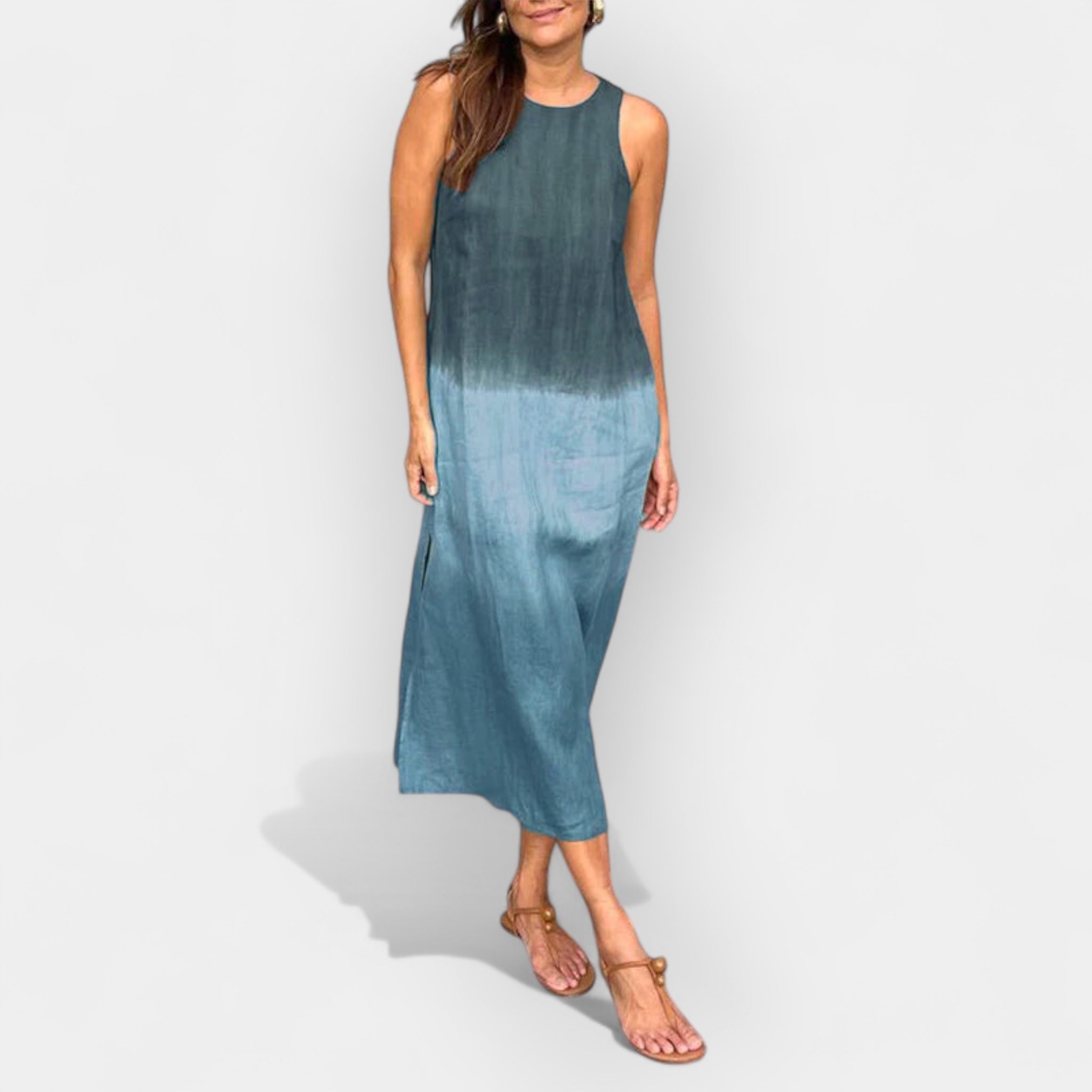 Monika | Rochie ușoară, cu print degrade