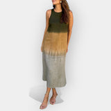 Monika | Lightweight dress with ombré print