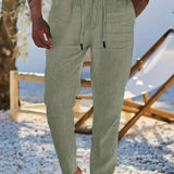 Nichols | Pantaloni largi de in cu șnur Nichols