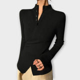 Michiko | Tricou tricotat slim-fit elegant Michiko