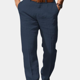Frank | Pantaloni premium de in cu buclă pentru curea Frank