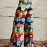 Léon - Elegantne lillepüks | Pantaloni florali eleganți Léon