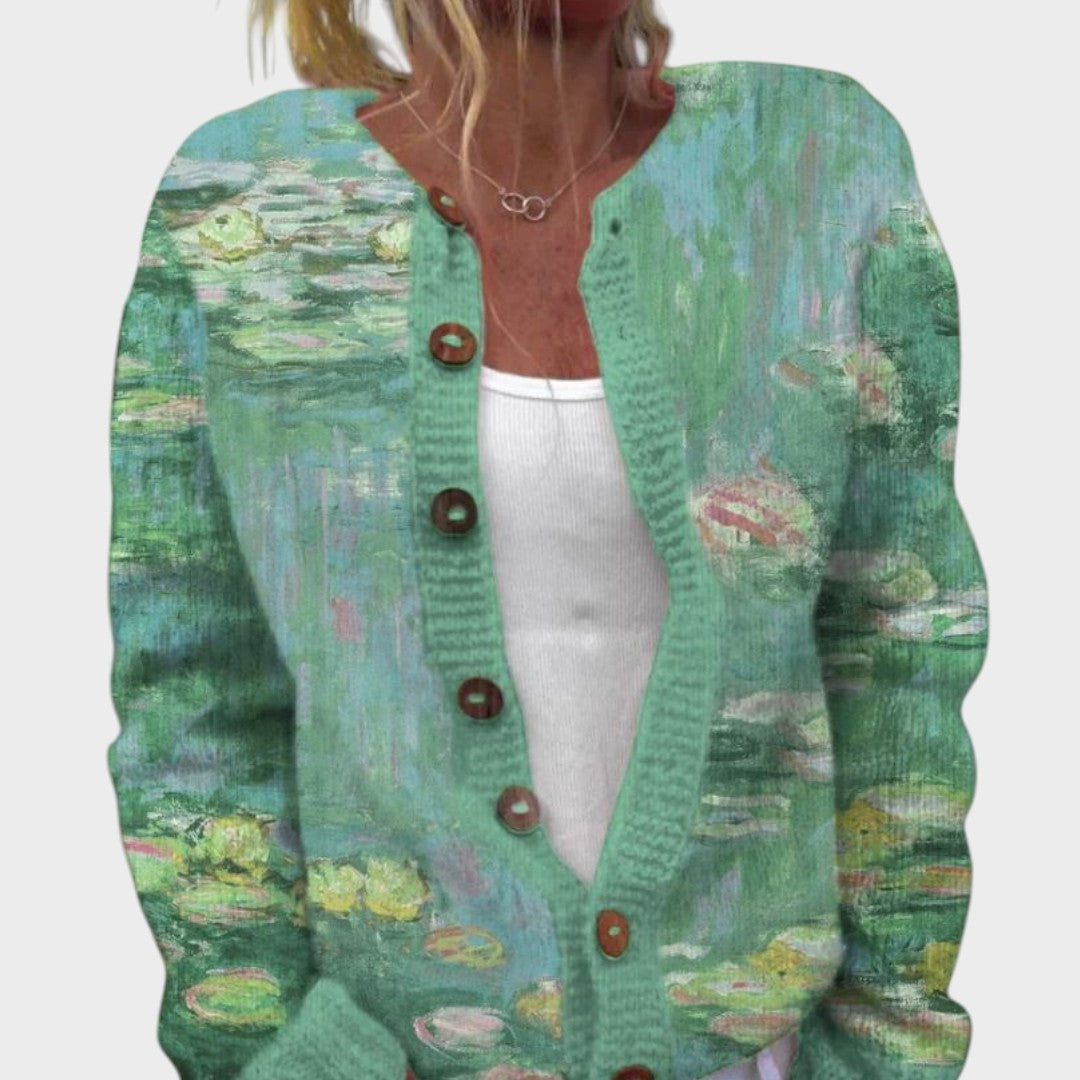 Ana | Cardigan floral de toamnă Ana