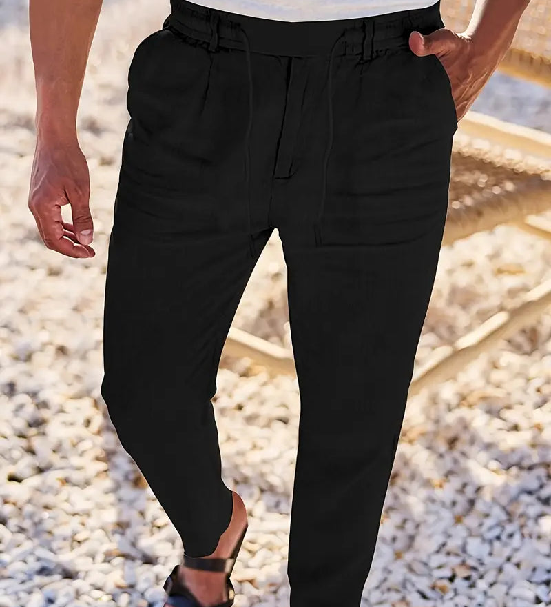Nichols | Pantaloni largi de in cu șnur Nichols