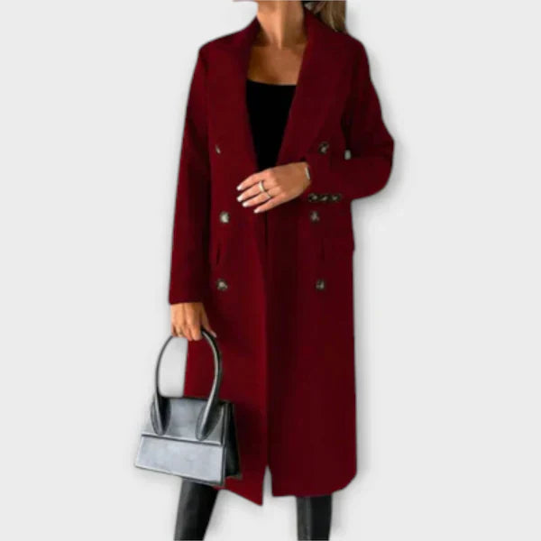 Judite | Palton din lână monobuton elegant Judite