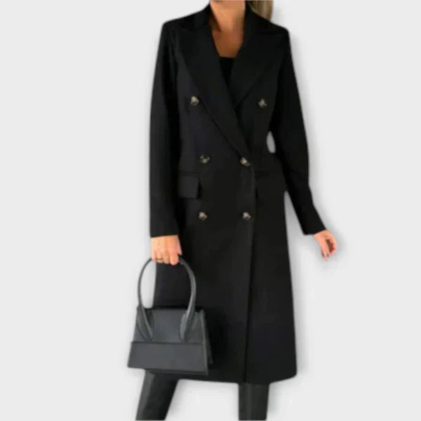 Judite | Palton din lână monobuton elegant Judite