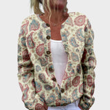 Lara | Cardigan floral de toamnă Lara