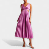 Adriana | Pleated, flowy, and elegant maxi dress