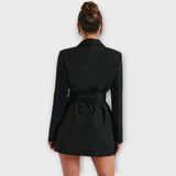 Zélia | Blazer dress with V-neckline