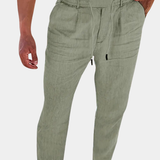 Nichols | Pantaloni largi de in cu șnur Nichols