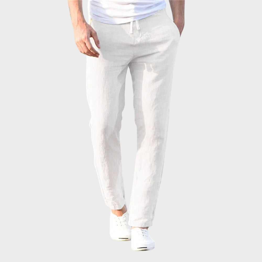 Liam | Pantaloni ușori de in Liam