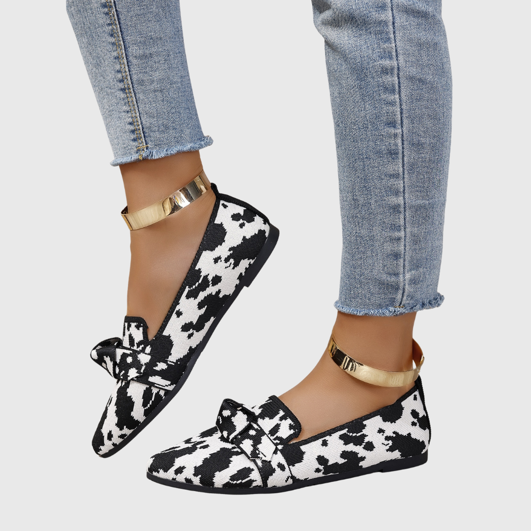 Mabel | Mocasini confortabili cu print dalmațian