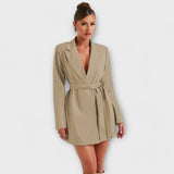 Zélia | Blazer dress with V-neckline