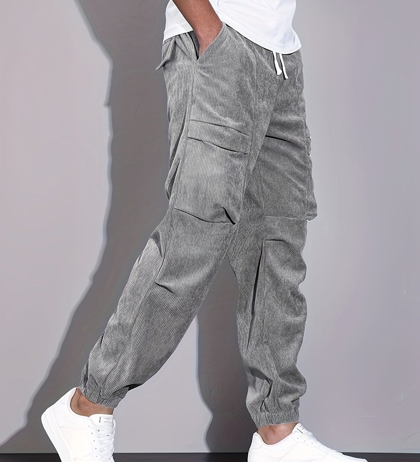 Rolf | Pantaloni cargo din corduroy Rolf