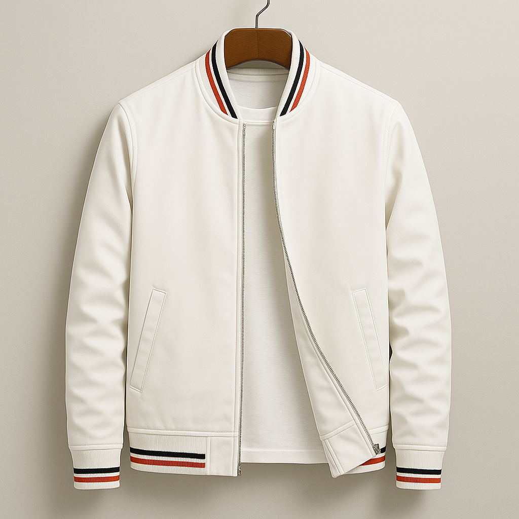William | Bomber jacket de vară cu nervuri William