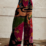Léna - Boheemlaslik Chic Püksid | Pantaloni boho-chic Léna
