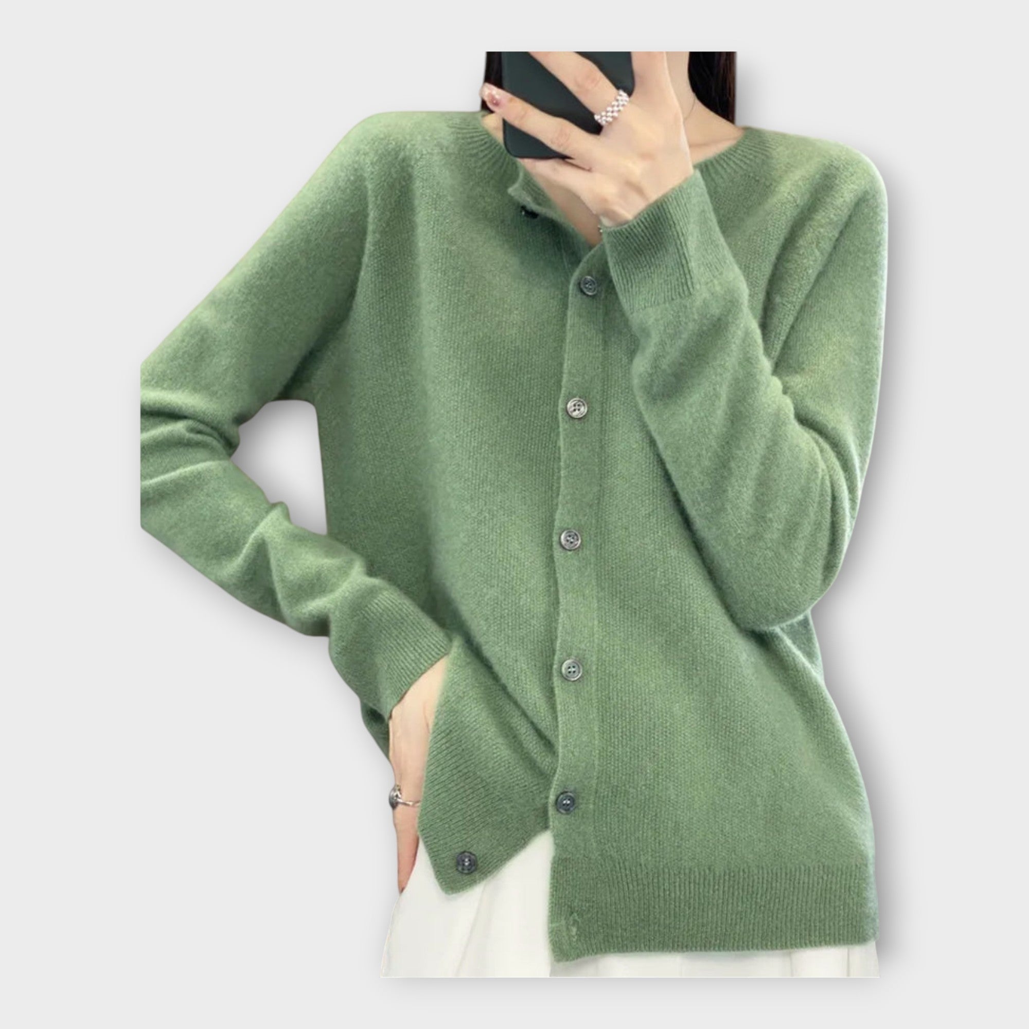 Eha | Cardigan elegant cu nasturi Eha