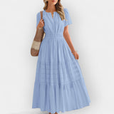 Ilona | Rochie de vară boho, lejeră și feminină