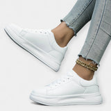 Alisa | Adidași din piele albă Alisa